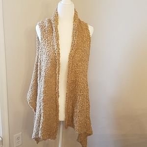 Chelsea & Violet tan Boho sweater vest